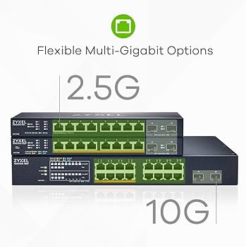 Amazon.com: Zyxel 16-Port 2.5 Multi-Gig Switch | Cloud/Smart